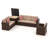 Frisby 6-Person Outdoor Wicker Conversation Set With Cushions And Storage Box-108682623-108896475