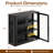 Tempered Glass Display Wall Storage Cabinet,Bathroom Wall Cabinet-816949968