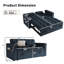 Canapé-lit convertible 65 po avec USB et rangement-1758528684