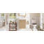 Freestanding Standard Free Standing Single Double Single Vanity Bathroom Vanity With Top