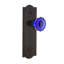 Meadows Plate with Crystal Cobalt Door Knob-1536303927-1536303929