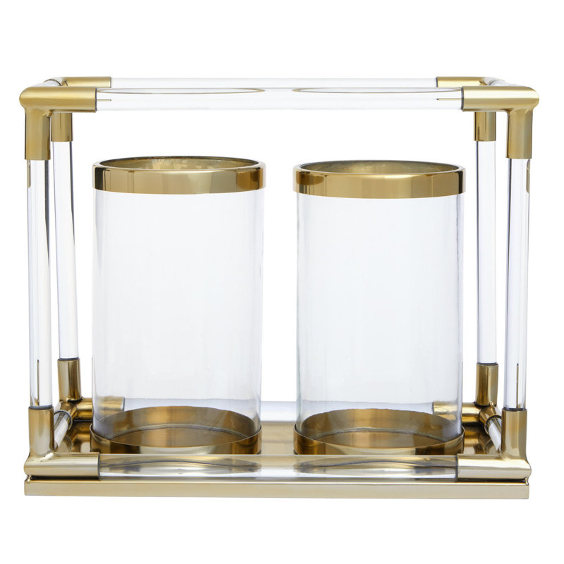 Ann Glass Tabletop Lantern