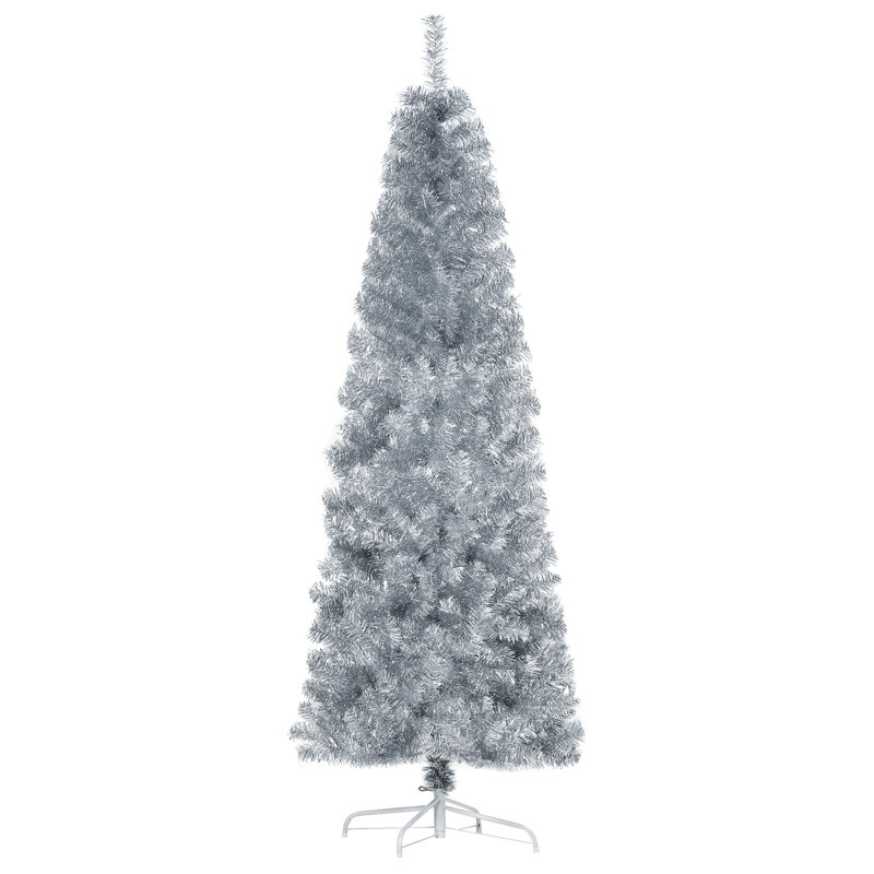 Arbre de Noël argenté argenté, H 6 pi