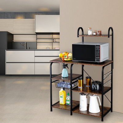 35.5 in. W Steel Standard with Microwave Compatibility