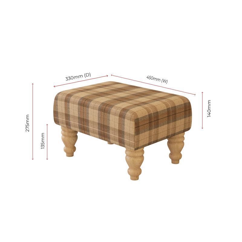 Manufactured Wood Accent Stool, Natural