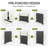 Harmon 4 ft. W Laser Cut Metal Privacy Screen-55887654