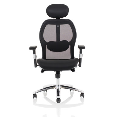 Polyester Blend Office Chair with Headrest