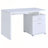 Alyun 47-inch 2-drawer Office Computer Desk White-2084105360