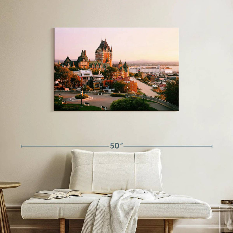 Lilie Québec Château Frontenac, H 26 po x l 39 po