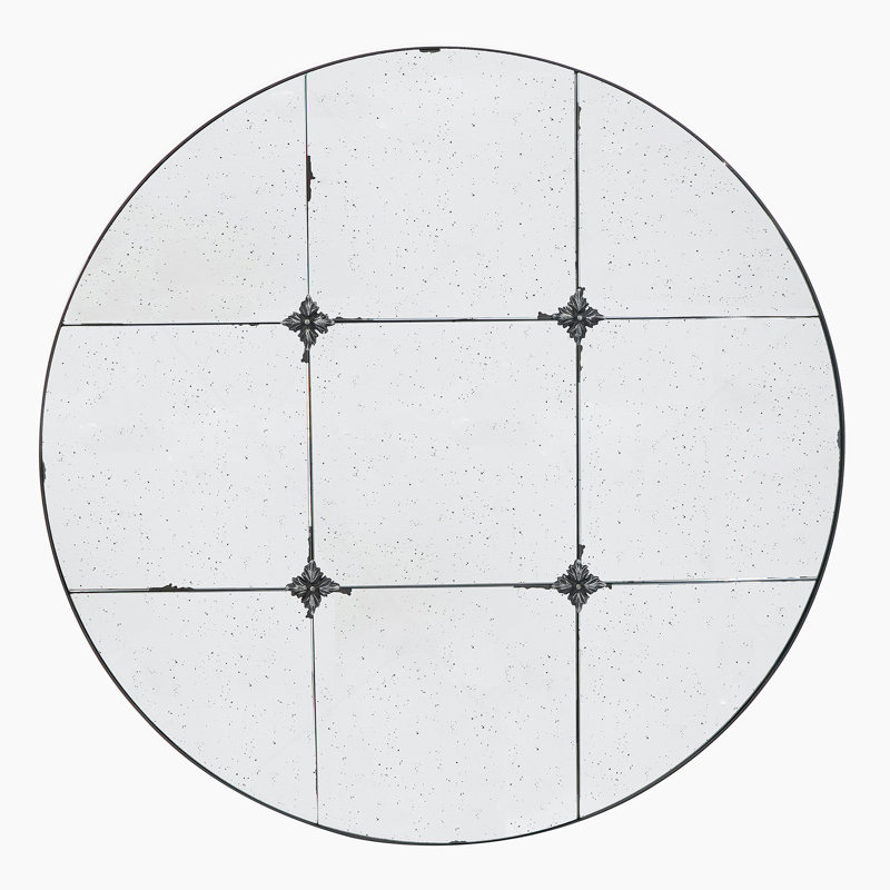 Miroir rond manufacturé