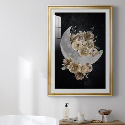 «Bohemian Moon», reproduction encadrée de qualité supérieure - prête à être accrochée