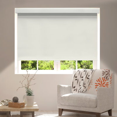 100% Blackout Covered Cordless Roller Shade for Indoor Windows