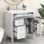 Meuble-lavabo de salle de bain 30 po, armoire fonctionnelle avec 2 tiroirs et espace de rangement dissimulé, meuble-lavabo utile, étagère contemporaine, pièce-29009026