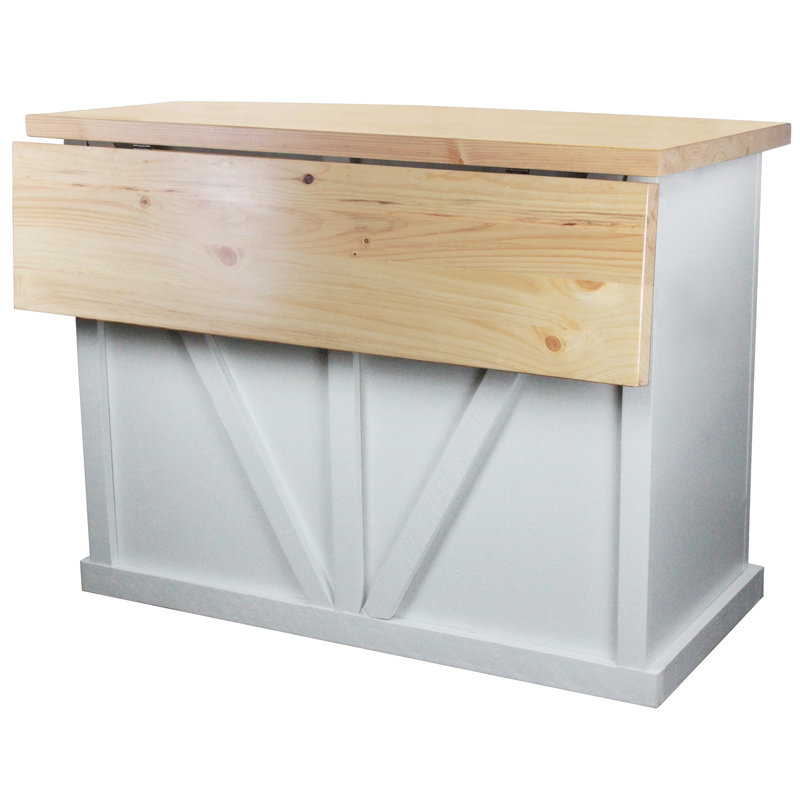 Alexis Kitchen Island, Bright White