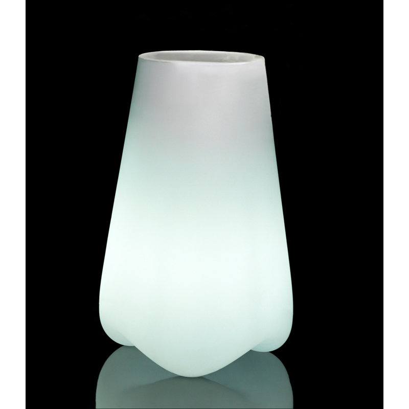 Pot de fleurs en résine Pal, H 27,5 po x P 17,75 po x P 17,75 po