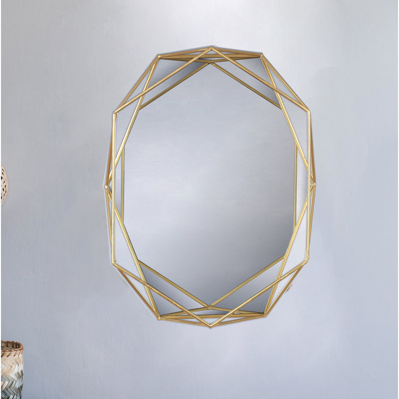 Metal Flat Wall Mirror