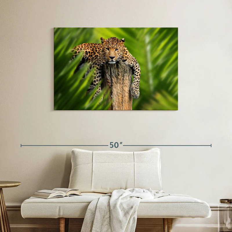 Brampt Jungle Leopard, 26" H x 39" W