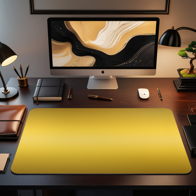 Polyester Desk Pad, 14.4x12.1