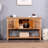 Solid Old Elm Wood Console Cabinet