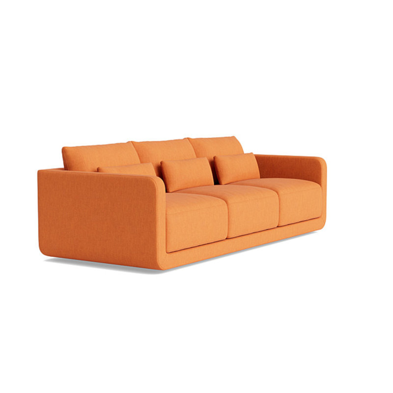 Eva Sofa (95"), Performance Weave - Carrot