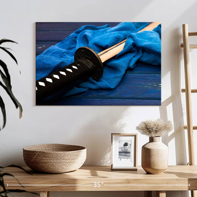 Samurai Sword, 32" H x 48" W