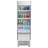 Open Air Merchandiser 3-Tier Display Cooler with Air Curtain 7.8cu.ft.