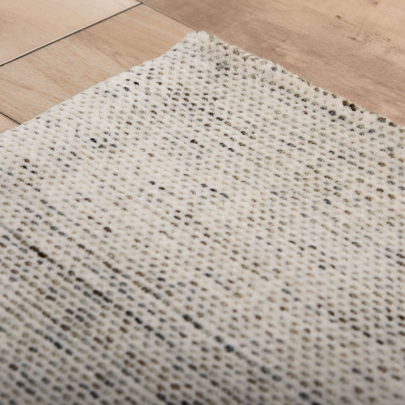 Tapis en laine tissé à la main, Rectangle 5 pi x 7 pi 9 po