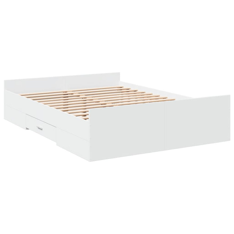 Peltz Bed, White, Small Double (4')