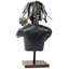 Sculpture de mixed media the trumpeter