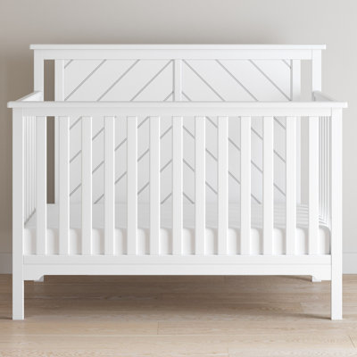 Hampton Flat Top 4-in-1 Convertible Crib