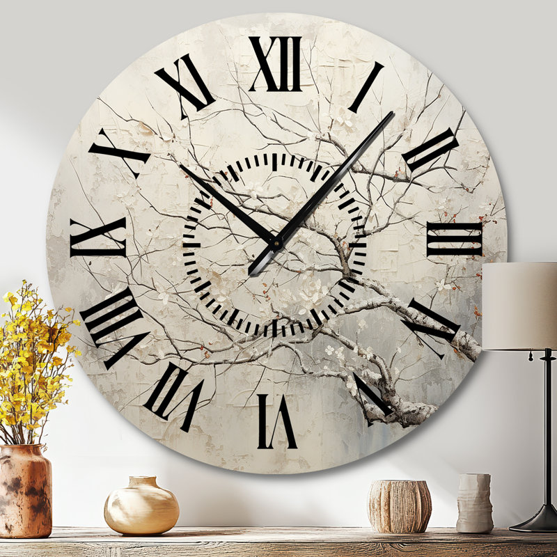 Horloge murale arbre, Grand