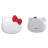 Hello Kitty Kawaii Compact Mirror with Touch Sensor Switch and 2X Magnifying, Adjustable Brightness