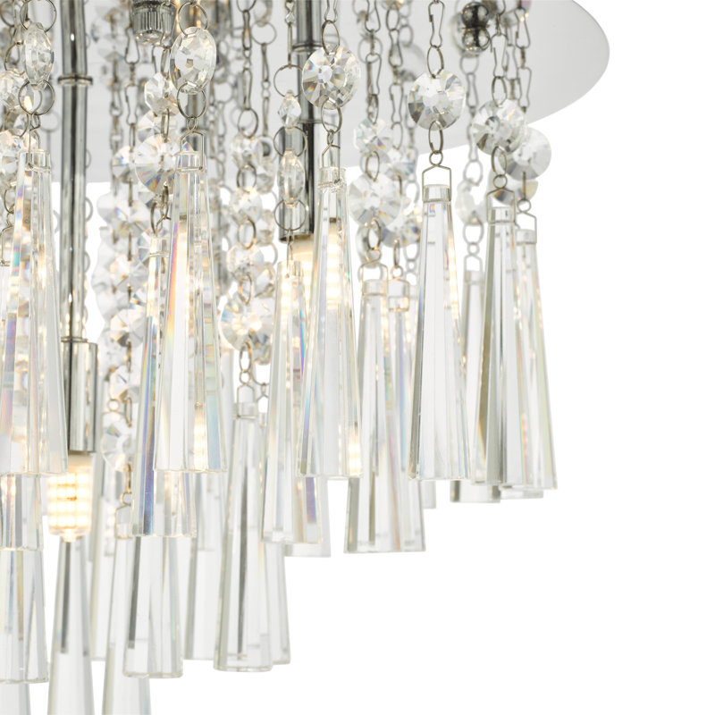 Azella Crystal Flush Mount