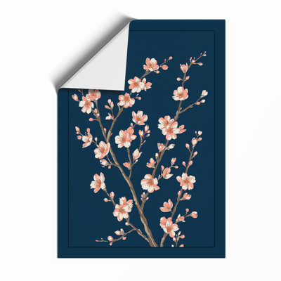 Ascending Blossom Branch Botanical - Framed Print