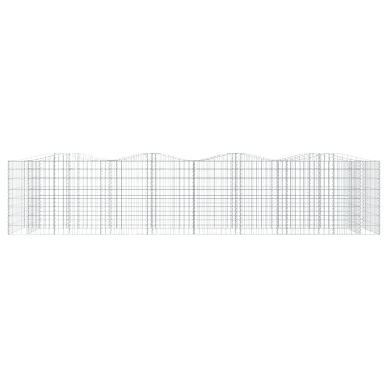 Azelia Silver Mesh Fence Panels, 100cm H x 400cm W x 100cm D