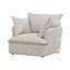 Canapé simple moderne en chenille avec accoudoirs pour le salon et la chambre à coucher, une pièce décorative confortable et élégante