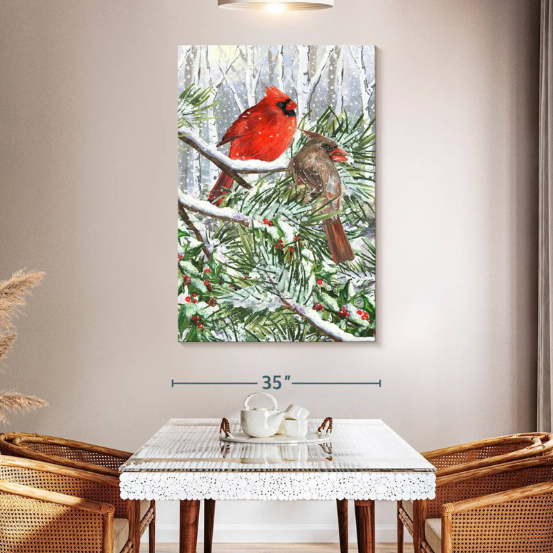 Brampt Holiday Cardinals, H 51 po x l 34 po