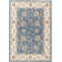 Tapis oriental bleu / ivoire