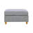 Contemporary Living Room Furniture 6Pc Modular Corner Sectional Set Dorris Fabric Couch 2X Wedges 3X Armless Chair And 1X Ottoman-1354315060