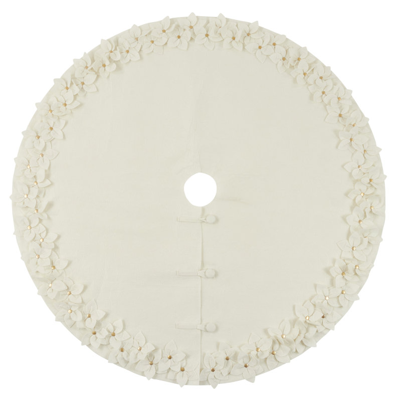 Tree Skirt Collection Floral Tree Skirt, 2.5" H x 53" W x 53" L