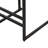 Black Bar Stool With Backrest Set Of 2 Counter Height PU Leather Upholstered Bar Chairs With Footrest