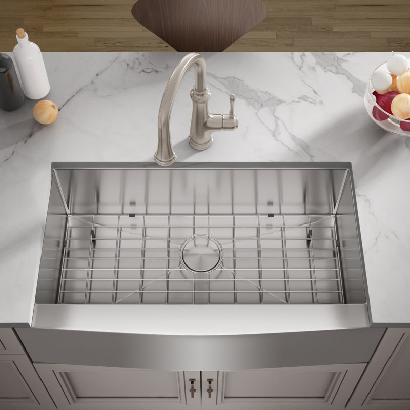 Allora USA Pull Out Kitchen Faucet, Brushed Nickel