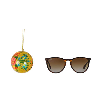 2.8'' Fabric Ball Ornament