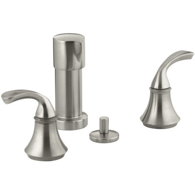 Robinet de bidet à jet vertical avec poignées leviers sculptées forté