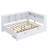 Wooden Daybed With Drawers,Storage Shelf And USB Charging Ports-106691863-106691864