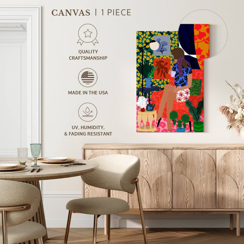 Leisha Enjoying Tea Time, 24" H x 16" W