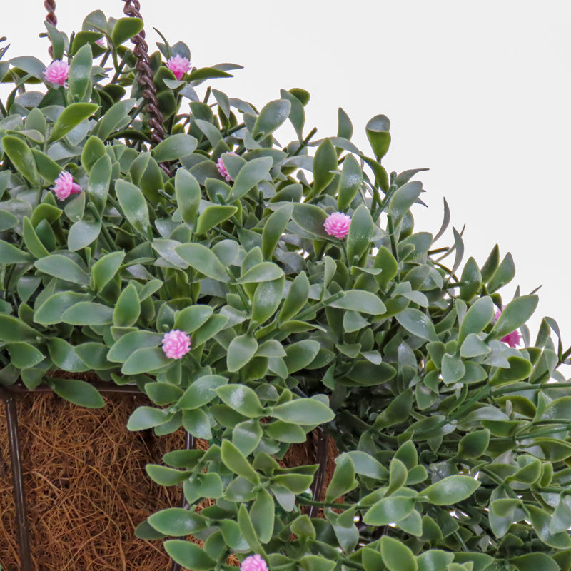 Plante artificielle 18 po dans un panier