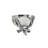 Arthur Court Designs Antler Aluminum Salad Bowl