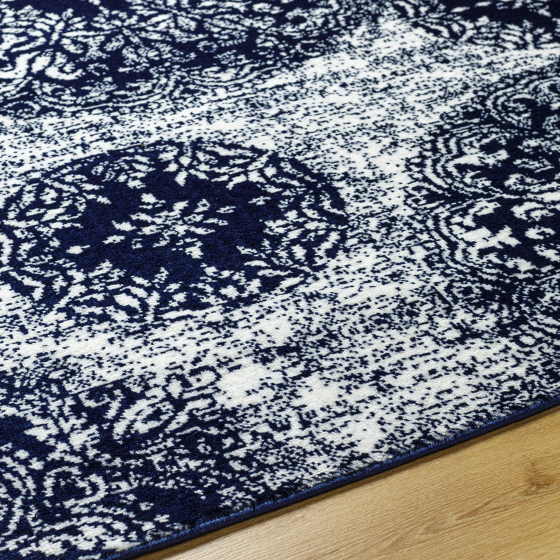 Zinaida Floral Indoor Rug, Rectangle 8'10" x 12'