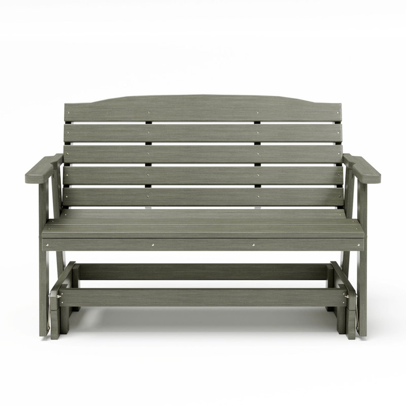  Fauteuil oscillant 4 pi Amish Made Classic, Bois flotté gris grain de bois